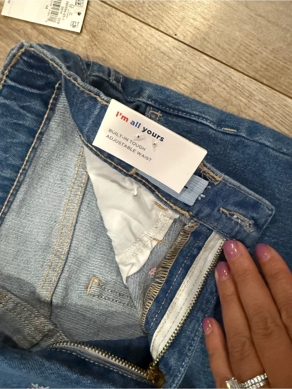 NWT Old Navy Girl’s Embroidered Bootcut Jeans